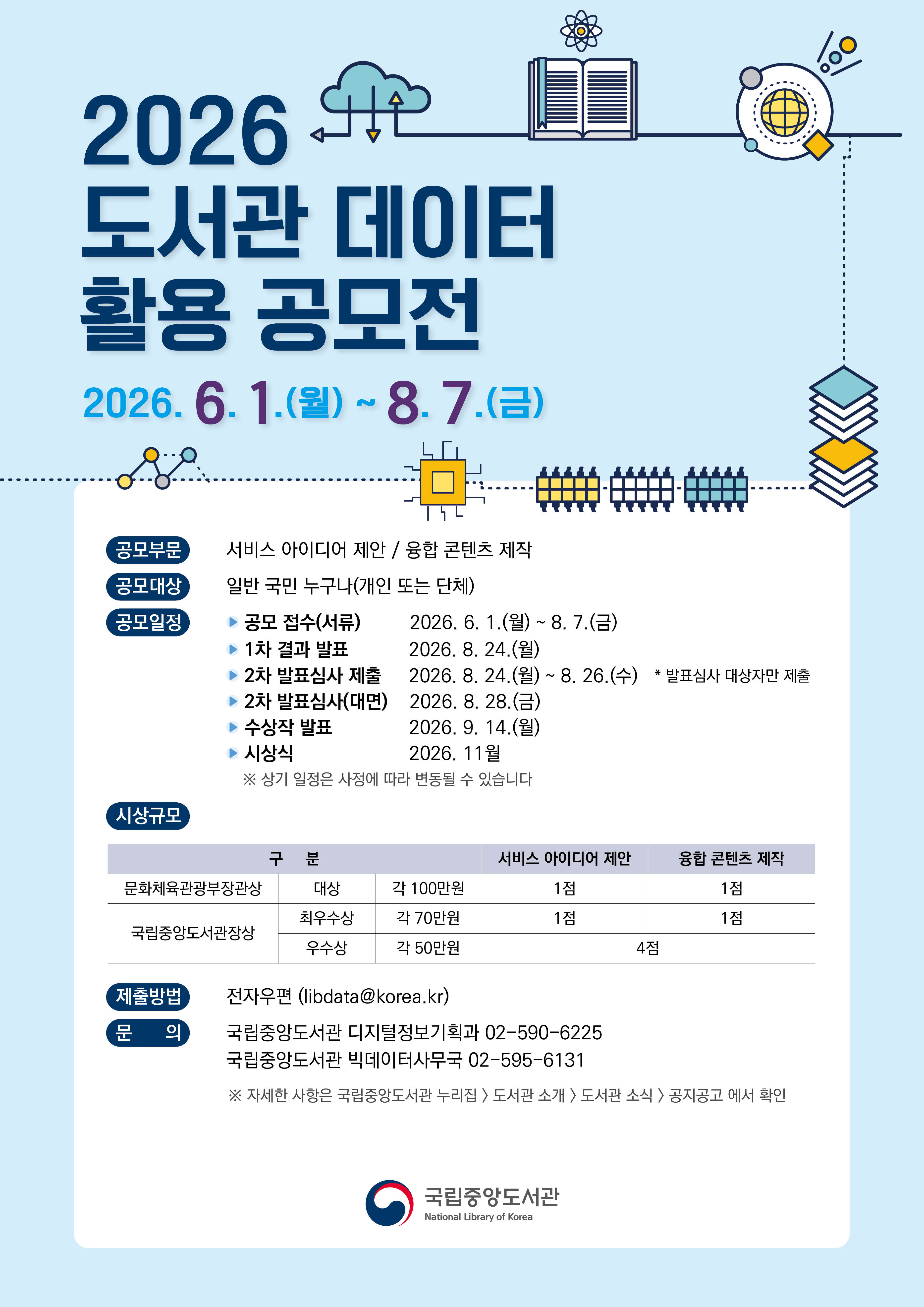 2026_도서관_데이터_활용_공모전_포스터